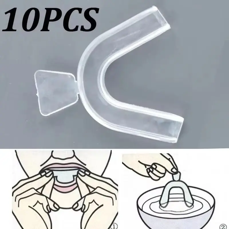 Teeth Whitening Trays - 10Pcs Silicone Mouth Guard Teeth Whitening