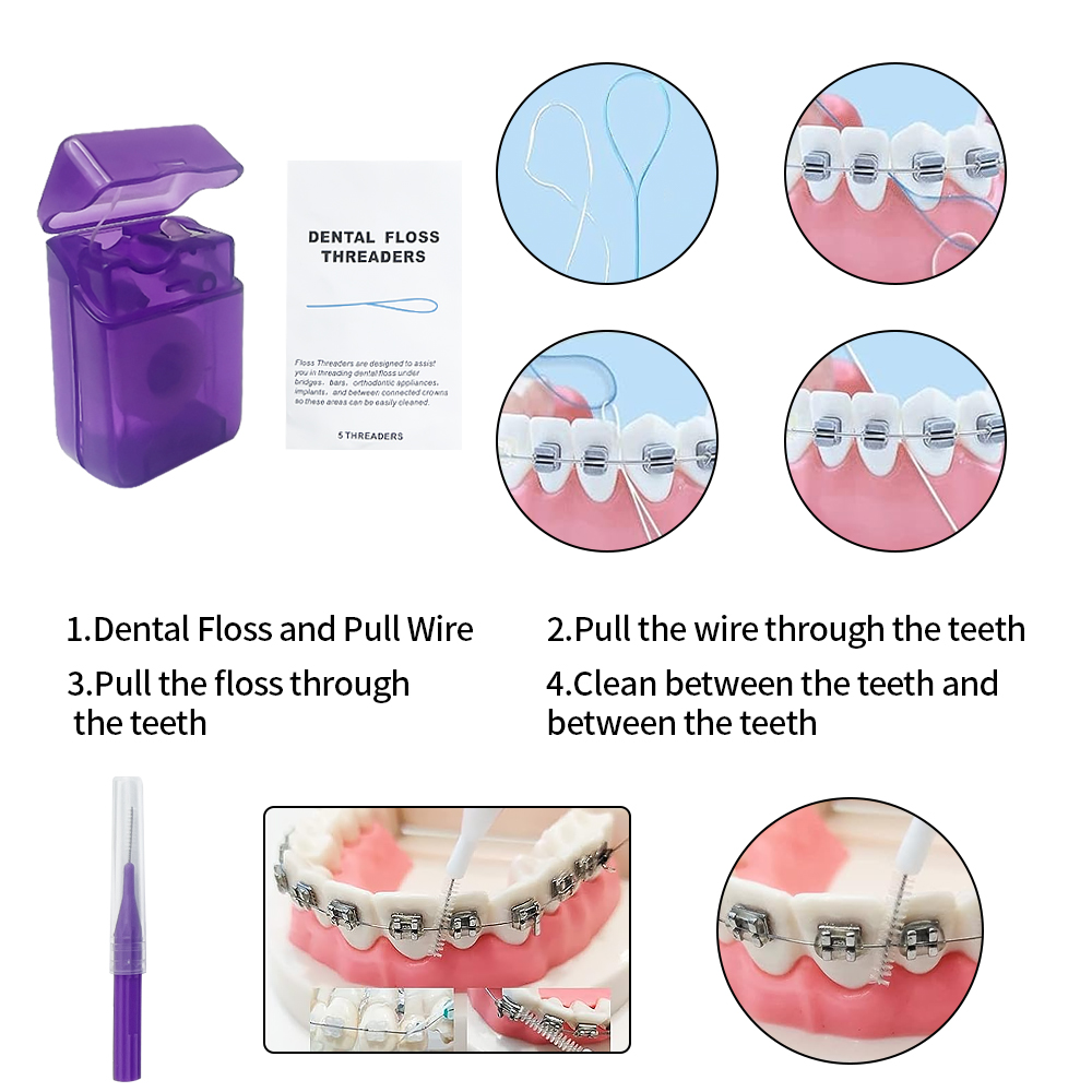 8Pcs/set Orthodontic Dental Ca - Teeth Whitening With Braces ulasan dan harga
