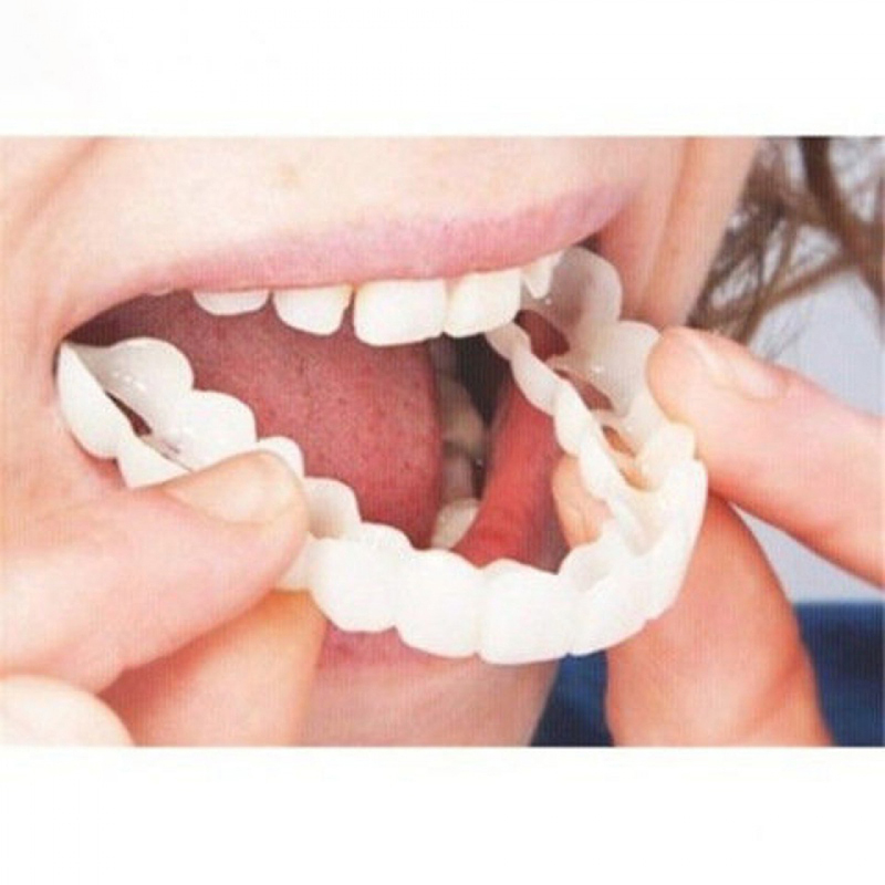 Perfect Fit False Teeth Cover  - Teeth Whitening With Braces ulasan dan harga