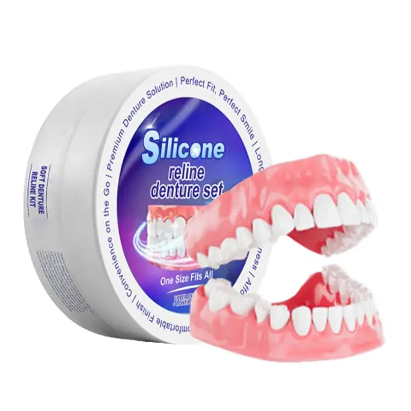 Silicone Denture Set Fit Tempo - Teeth Whitening With Braces ulasan dan harga