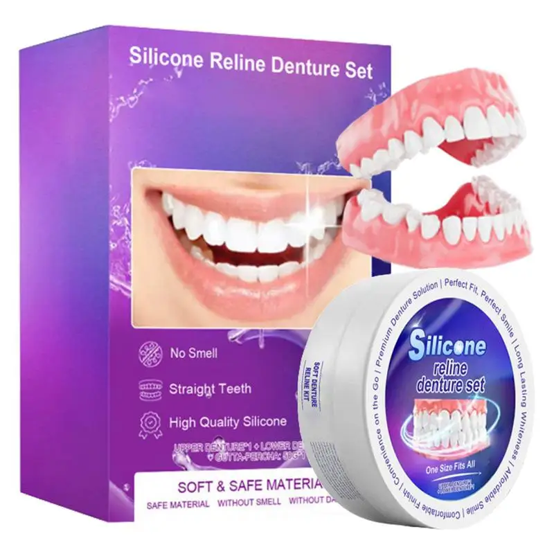 Silicone Denture Set Fit Tempo - Teeth Whitening With Braces ulasan dan harga