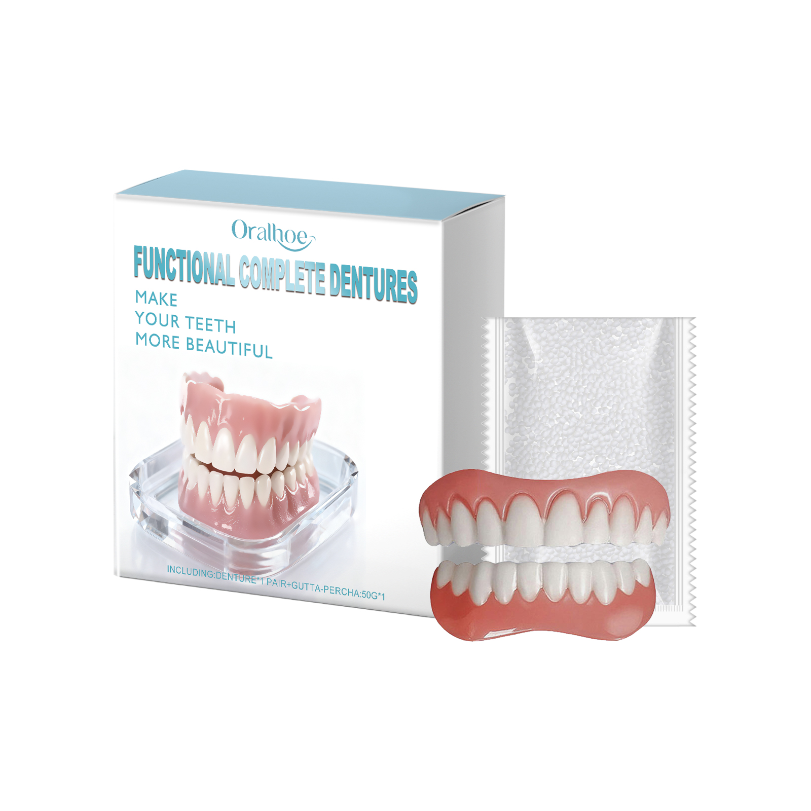False Teeth Beauty Kits Tempor - Teeth Whitening With Braces ulasan dan harga