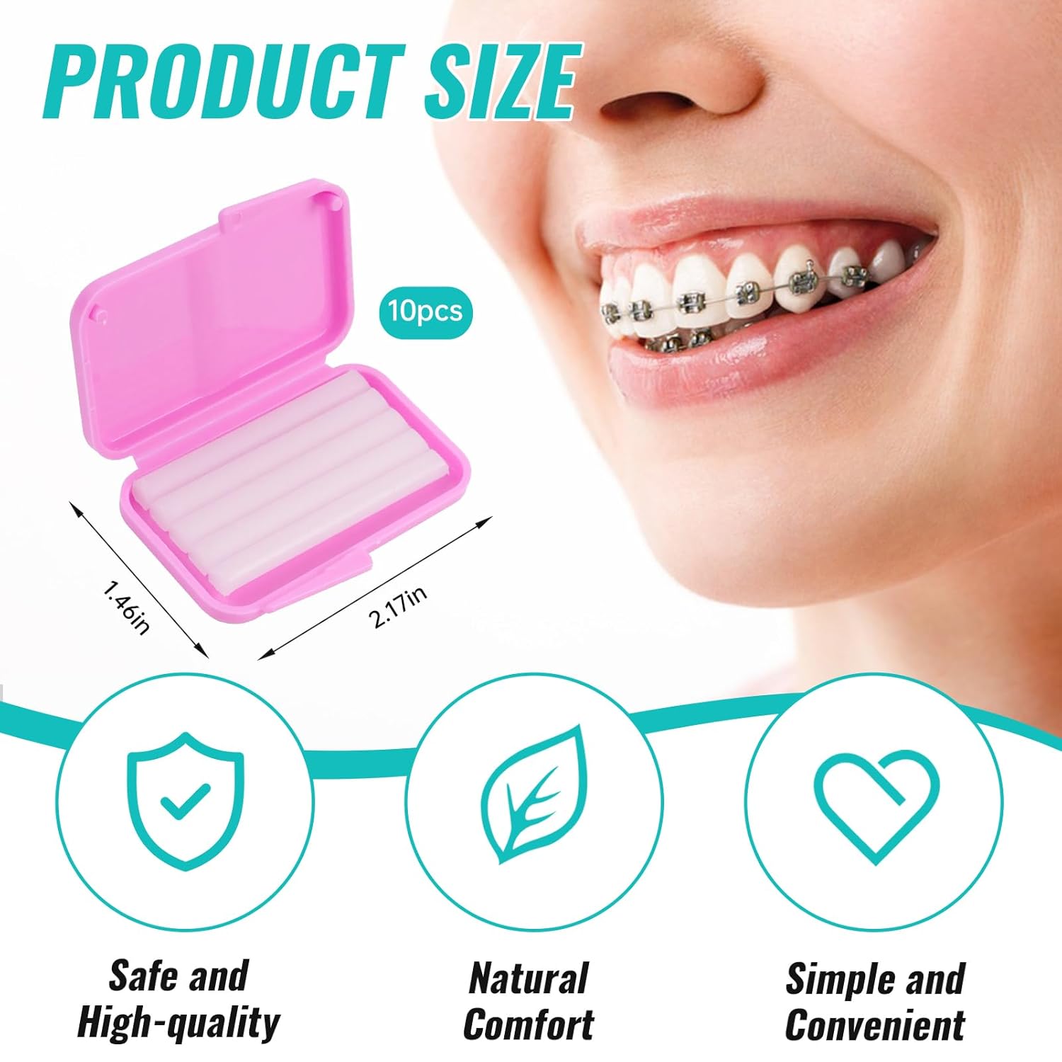 10box Dental Orthodontic Relie - Teeth Whitening With Braces ulasan dan harga