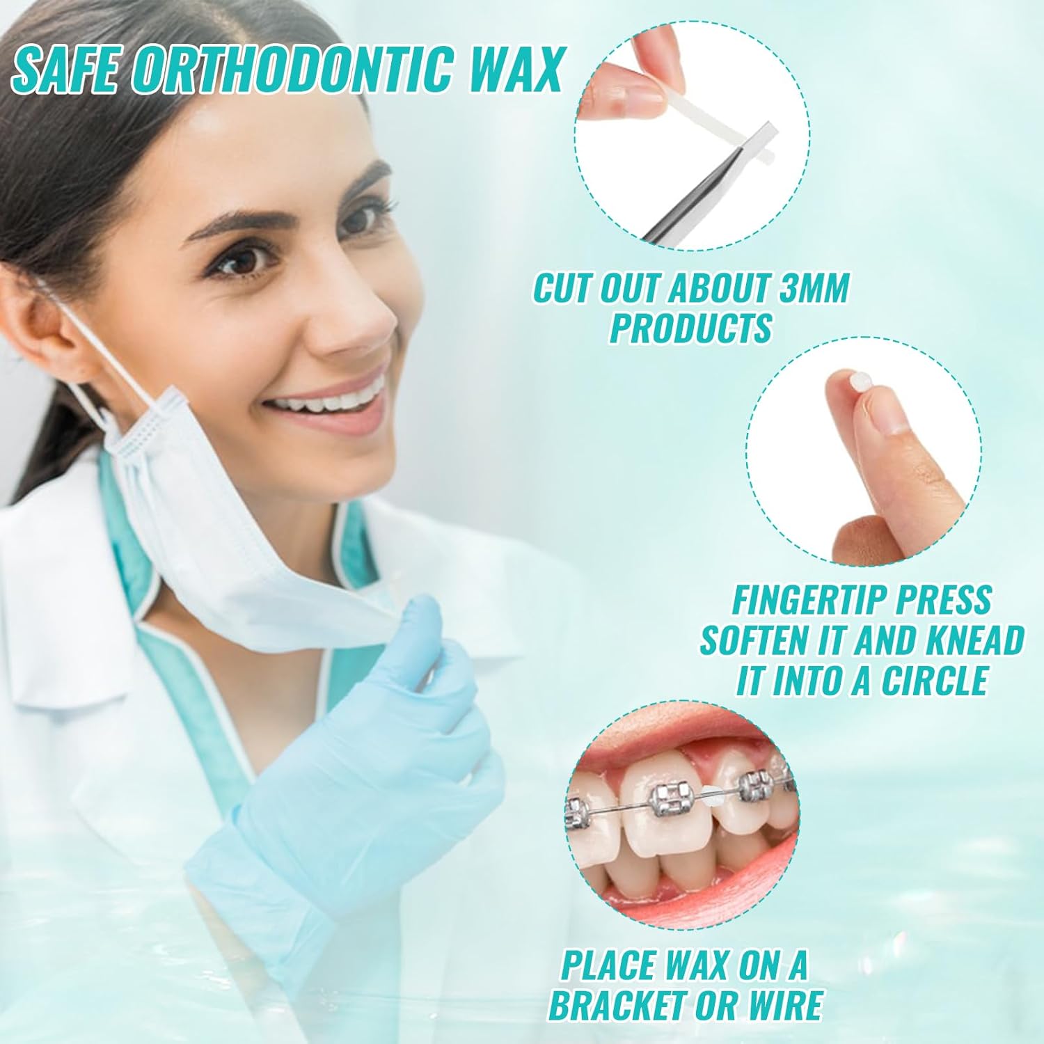10box Dental Orthodontic Relie - Teeth Whitening With Braces ulasan dan harga