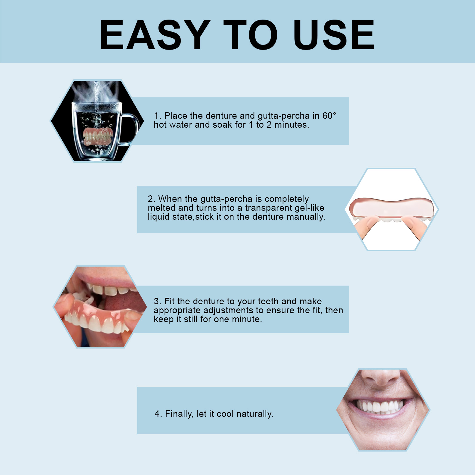 Silicone Denture Set Fit Tempo - Teeth Whitening With Braces ulasan dan harga
