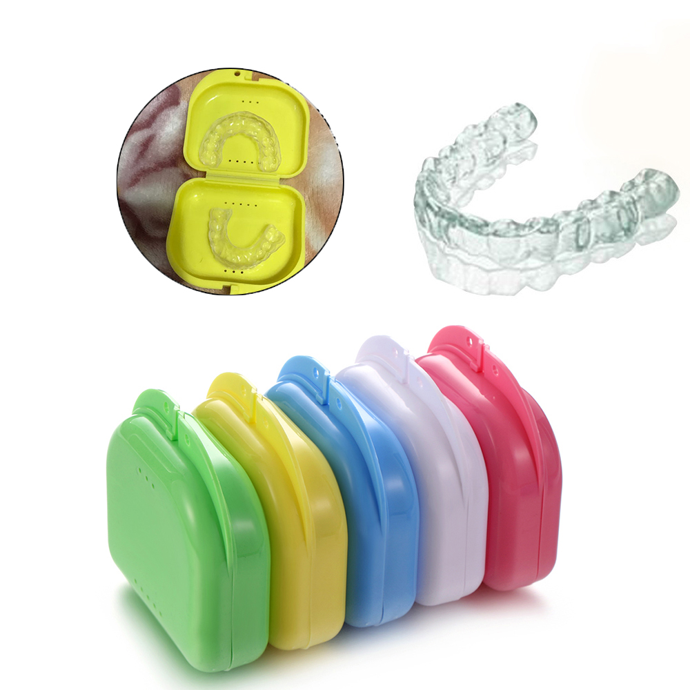10pcs Denture Box Tray Case De - Teeth Whitening Trays ulasan dan harga