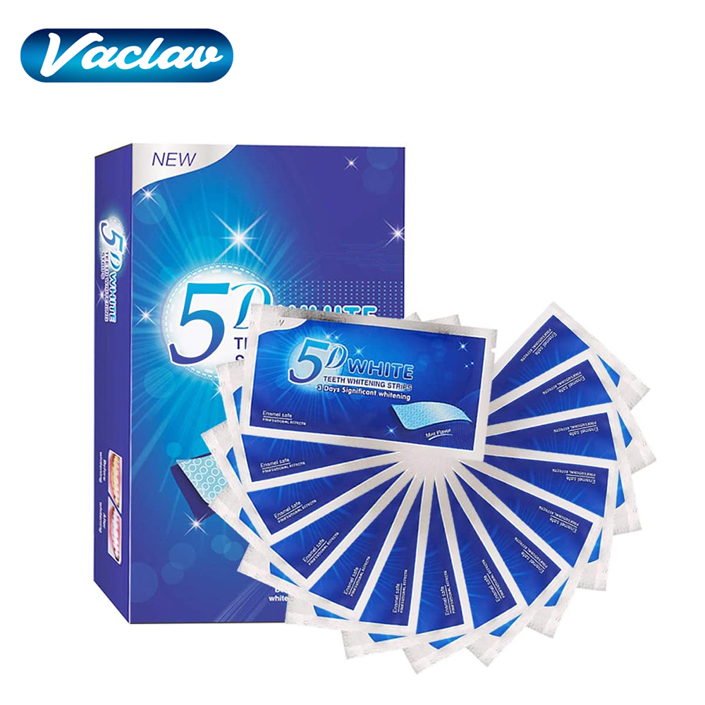 5D White Teeth Whitening Strip - Teeth Whitening Essence ulasan dan harga