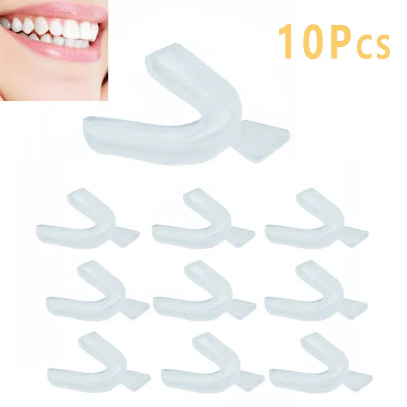 10Pcs Silicone Mouth Guard Tee - Teeth Whitening Trays ulasan dan harga